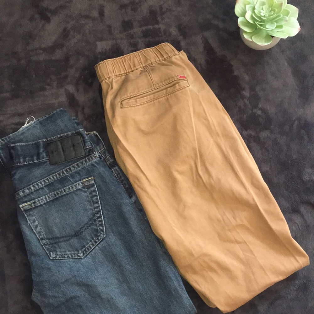 Jeans and joggers